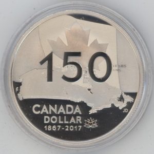 Canada 1 Dollar 2017 Notre pays, notre terre d'origine (Fdc) en argent