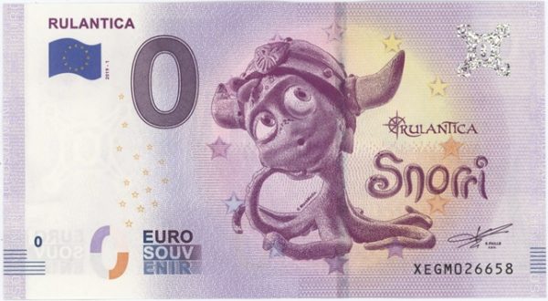 0 Euro Souvenir Allemagne Rulantica Snorri 2019-1 Neuf