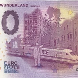 0 Euro Souvenir Allemagne Miniatur Wunderland Hamburg 2017-1 Neuf
