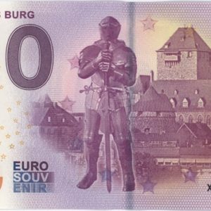 0 Euro Souvenir Allemagne Schloss Burg 2017-3 Neuf