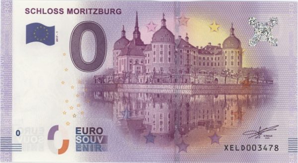 0 Euro Souvenir Allemagne Schloss Moritzburg 2017-1 Neuf