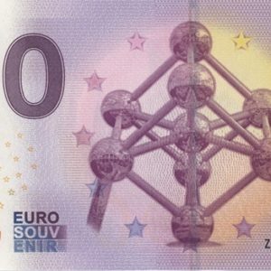 0 Euro Souvenir Belgique Atomium 2017-1 Neuf