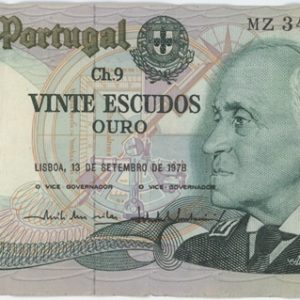 Portugal 20 Escudos 1978
