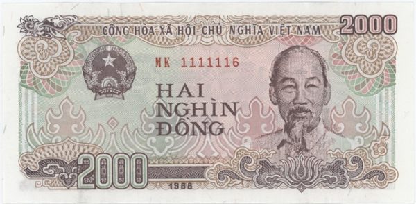 Viêt Nam 2000 Dông 1988 Neuf