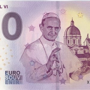 0 Euro Souvenir Allemagne Pope Paul VI 2019-1 Neuf