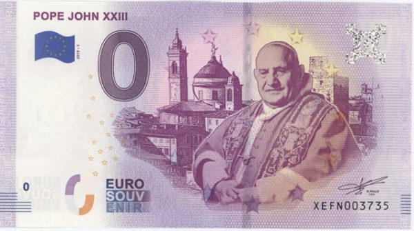 0 Euro Souvenir Allemagne Pope John XXIII 2019-1 Neuf