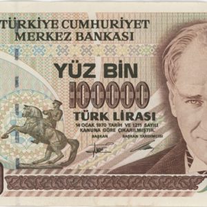Turquie 100000 Lirasi ND (1991-94)