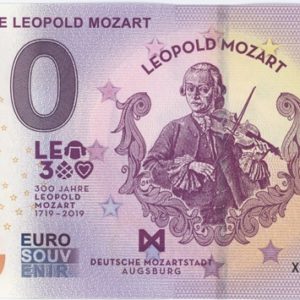 0 Euro Souvenir Allemagne 300 Jahre Leopold Mozart 2019-1 Neuf