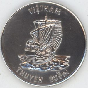 Viêt Nam 100 Döng 1986 Jonque Vietnamienne (unz) en argent