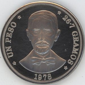 République Dominicaine 1 Peso 1978 (vz)