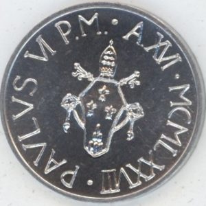 Vatican 5 Lire 1978 Paul VI (unz)
