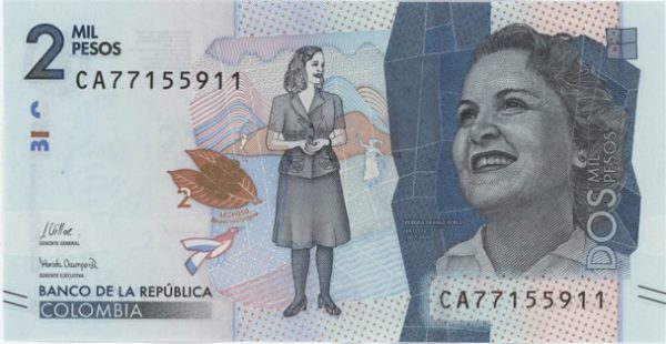 Colombia 2000 Pesos 2021 Neuf