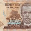 Malawi 500 Kwacha 2017 Neuf