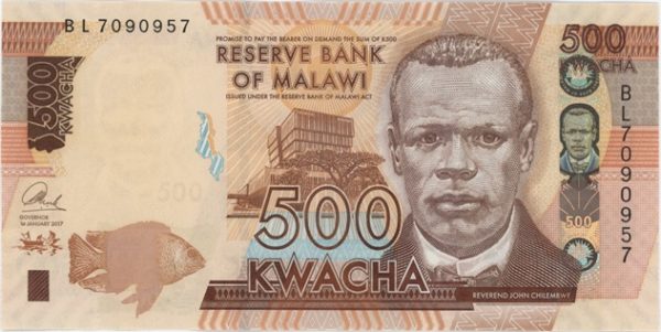 Malawi 500 Kwacha 2017 Neuf