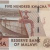 Malawi 500 Kwacha 2017 Neuf – Image 2