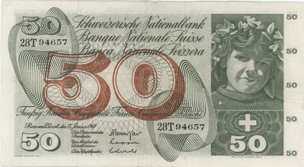 50 Francs 1969 (Cueillette des Pommes)