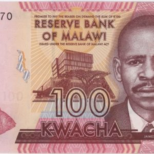 Malawi 100 Kwacha 2020 Neuf