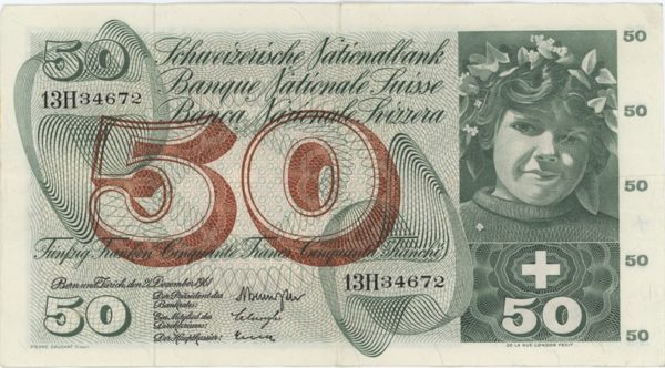 50 Francs 1961 (Cueillette des Pommes)