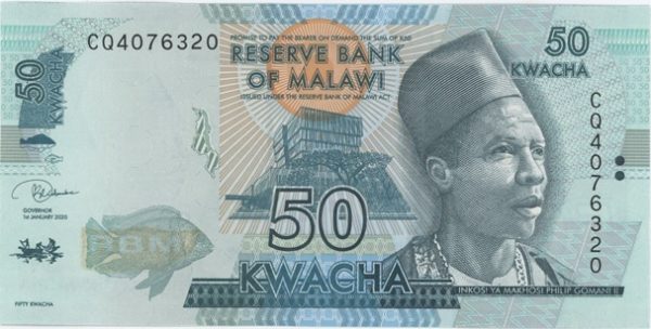 Malawi 50 Kwacha 2020 Neuf