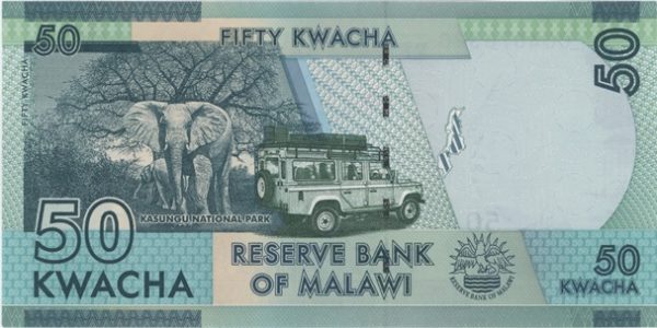 Malawi 50 Kwacha 2020 Neuf – Image 2