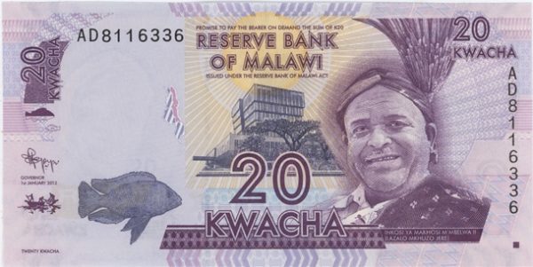 Malawi 20 Kwacha 2012 Neuf