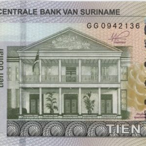 Suriname 10 Dollars 2020 Neuf