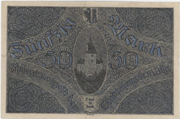 Germany Kriegsnotgeld der Stadt Kempten 50 Mark 1918 – Image 2