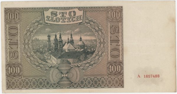 Pologne 100 Zlotych 1941 – Image 2