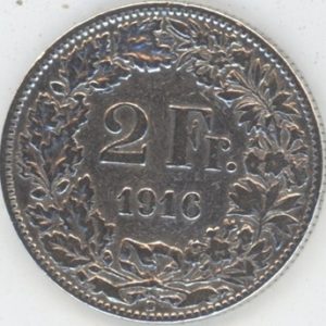 2 Francs 1916 (s-ss)