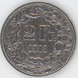 2 Francs 1913 (s-ss)