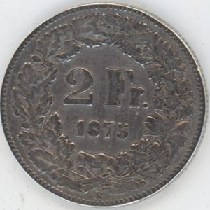 2 Francs 1875 (s)