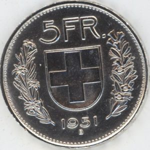 5 Francs 1951 (ss)