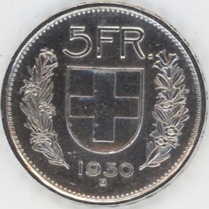 5 Francs 1950 (ss)