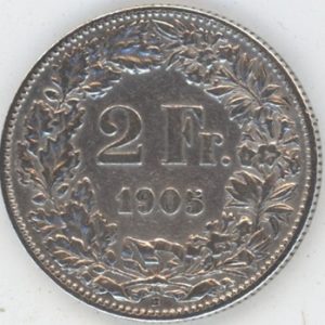 2 Francs 1905 (ss)