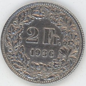 2 Francs 1936 (ss)