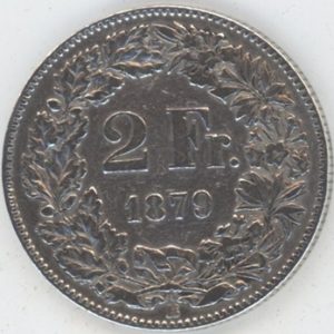 2 Francs 1879 (ss)