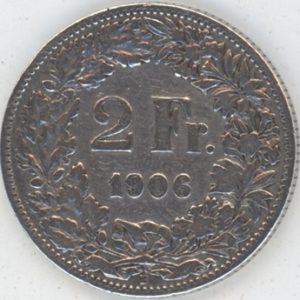 2 Francs 1906 (s-ss)