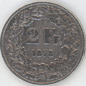 2 Francs 1878 (s-ss)