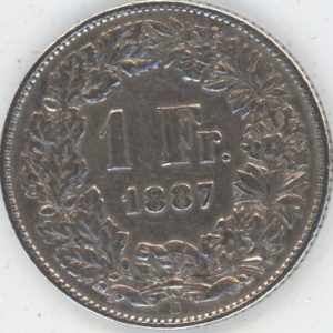 1 Franc 1887 (ss)