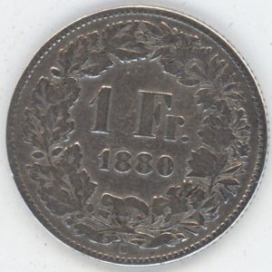 1 Franc 1880 (s-ss)
