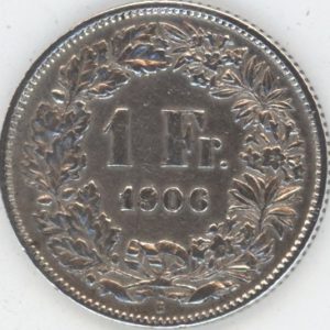 1 Franc 1906 (ss)