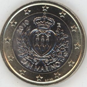 San Marino 1 Euro 2010 (vz-unz)