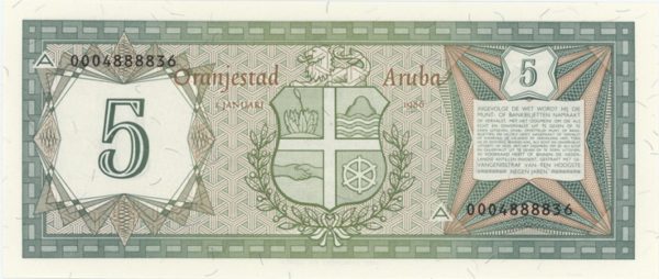 Aruba 5 Florin 1986 Neuf
