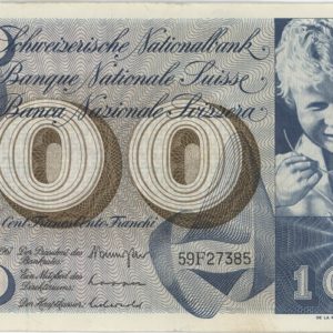 100 Francs 1967 St. Martin