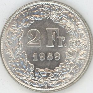 2 Francs 1959 (vz+)