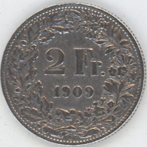 2 Francs 1909 (ss)