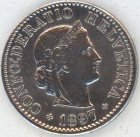 5 Centimes 1897 (vz)