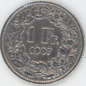 1 Franc 1907 (ss)