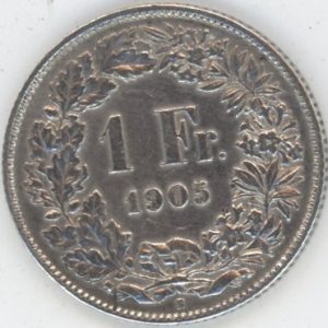 1 Franc 1905 (ss)