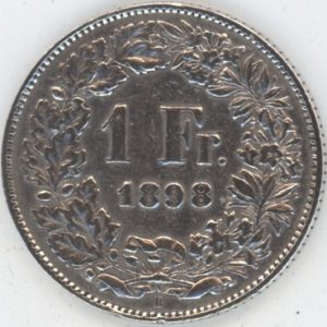 1 Franc 1898 (ss)